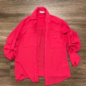 Women’s Express pink Portofino shirt xs